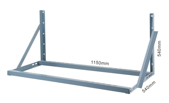 Angle steel air conditioner mounting bracket