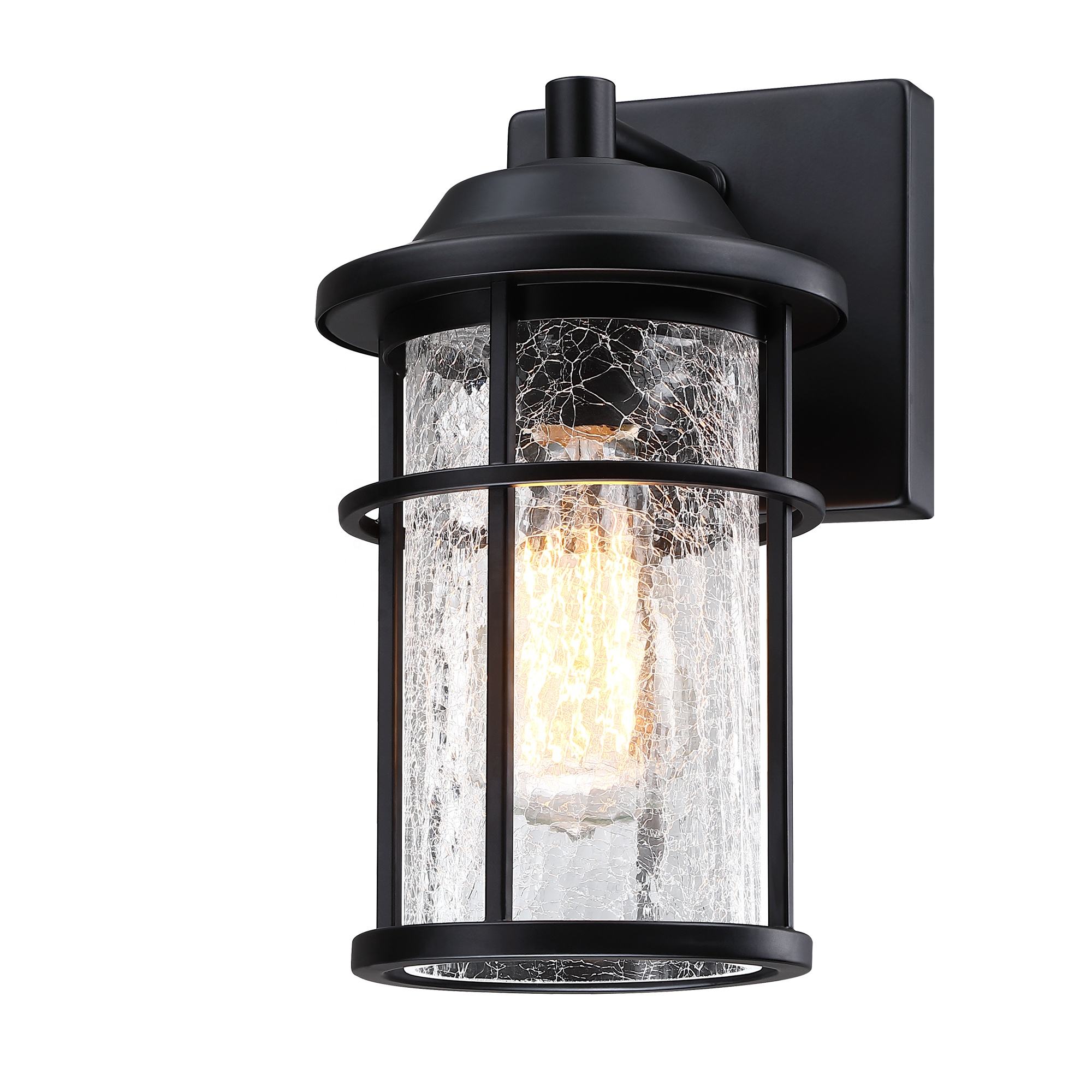 lanterna de parede LED moderna e luxuosa para exterior