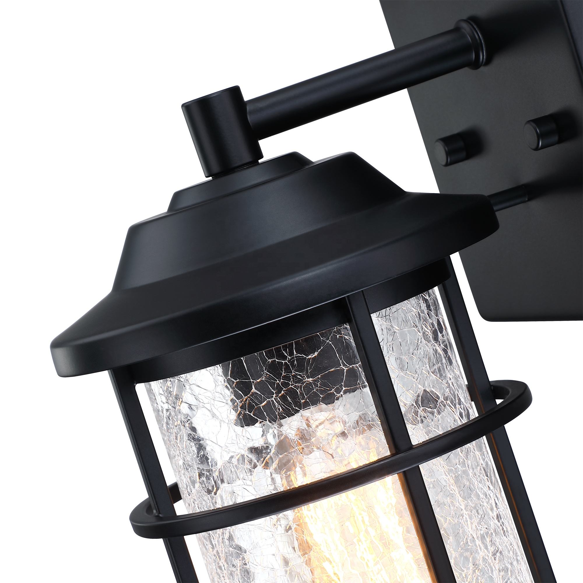 lanterna de parede LED moderna e luxuosa para exterior