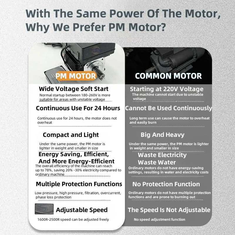 permanent magnet frequency motor