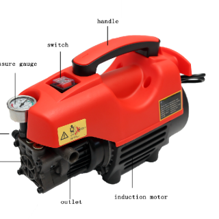 Máy rửa xe ô tô, xe máy, nhà cửa di động áp suất cao