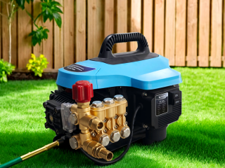 Dxplaination of key components of a high-pressure cleaning machine.