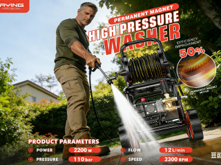 Application of high-pressure cleaning machines.