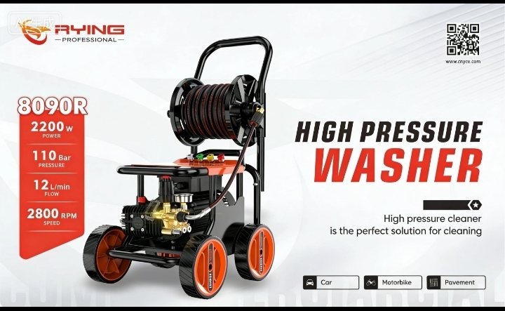 Choose a high-pressure cleaning machine as needed.