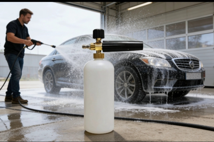 Working principle of the foam dispenser