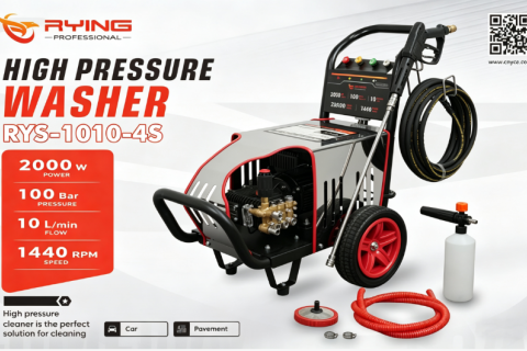 the precautions to be observed when using a high-pressure cleaner?