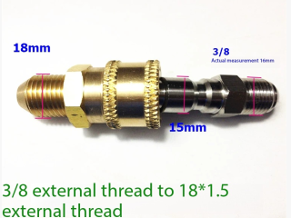 What should be done if the connector of a high-pressure washer becomes loose?