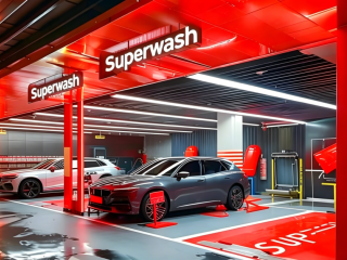 What equipment is needed to set up a basic car wash shop?