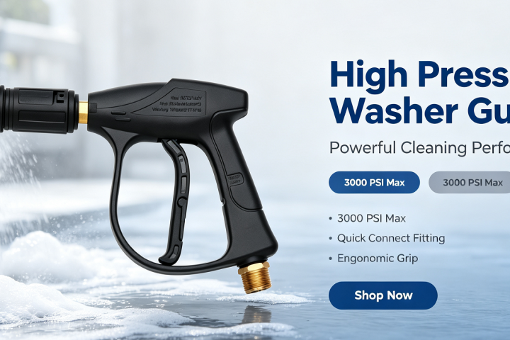 Heavy-Duty Powerful High Pressure Cleaning Gun for All Pressure Washers