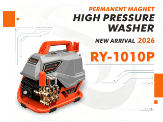 New Launch 2026: RYING RY-1010P Permanent Magnet High Pressure Washer Unveiled