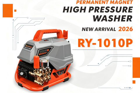 New Launch 2026: RYING RY-1010P Permanent Magnet High Pressure Washer Unveiled