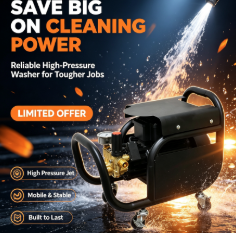 New Portable High‑Pressure Washer Delivers Reliable Heavy‑Duty Cleaning Performance