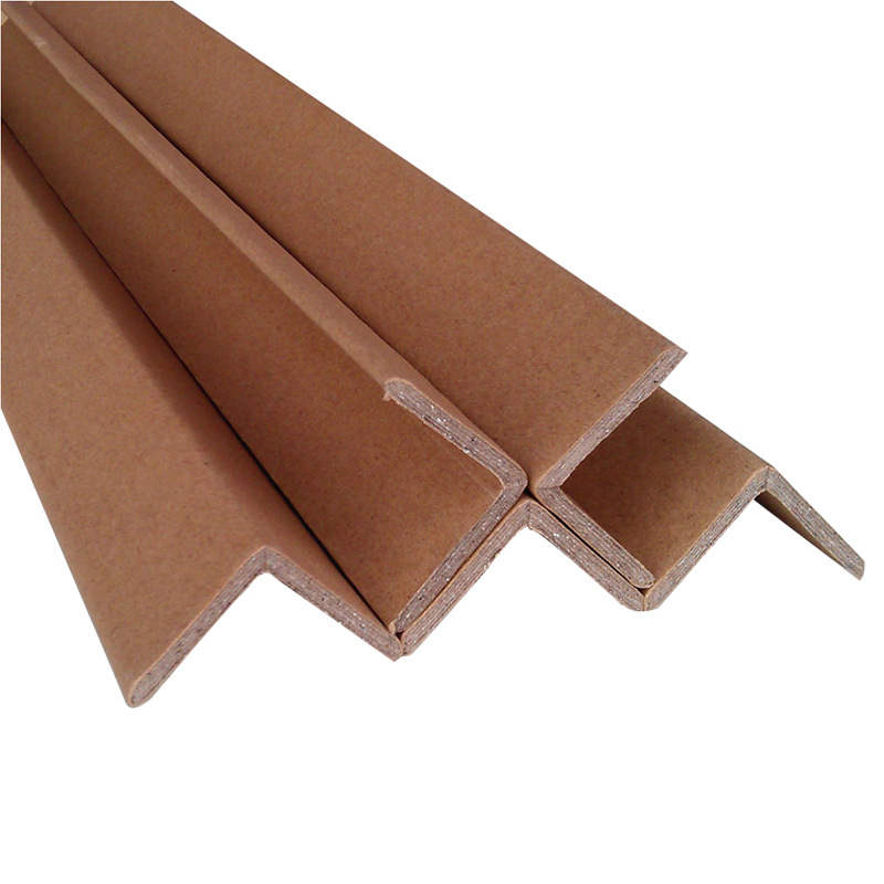 Packaging cardboard transport tray edge protection corner paper