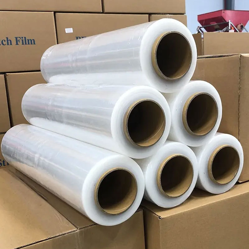 Industrial transportation transparent plastic stretch film roll