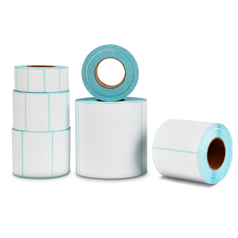 White POS machine ATM printing paper receipt roll