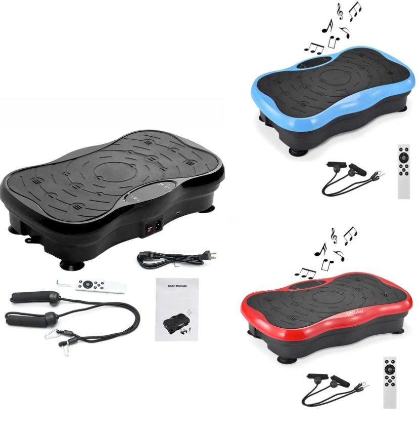 Vibration plate vibrating platform with Bluetooth magnetic therapy exercise fitness for trainer machine