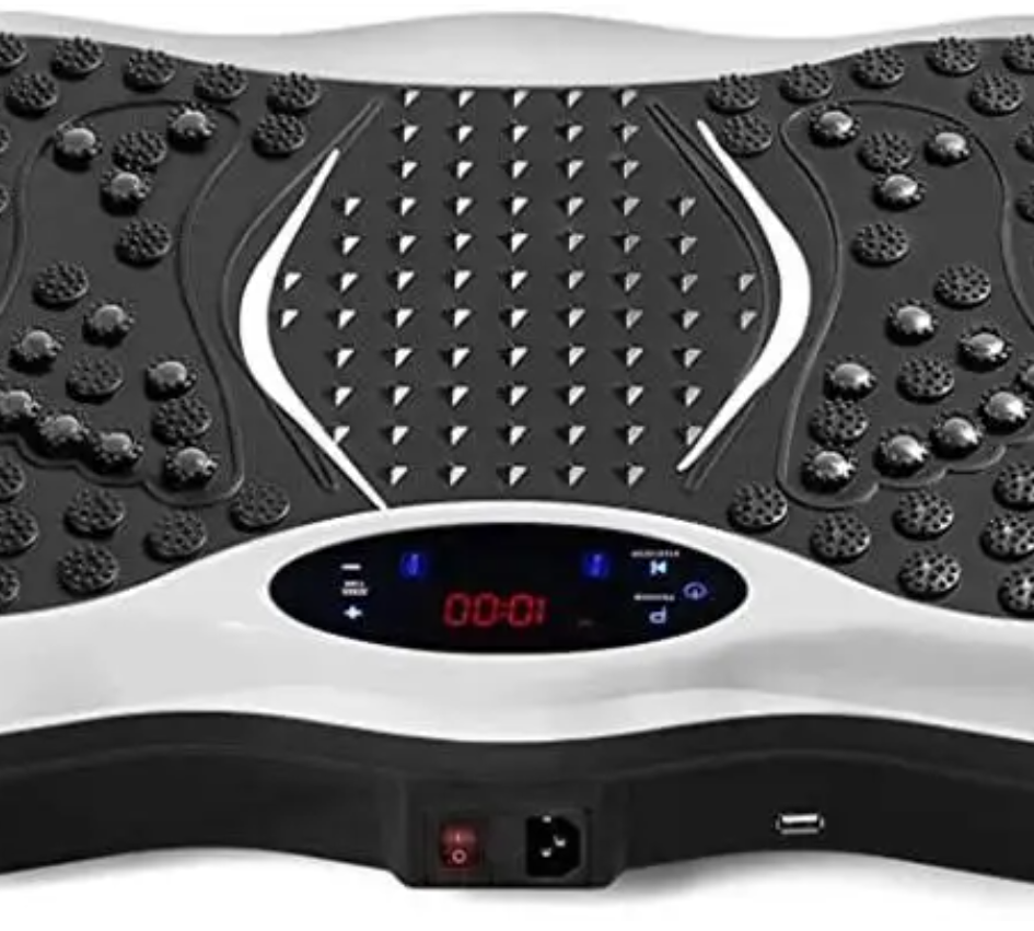 Vibration plate vibrating platform with Bluetooth magnetic therapy exercise fitness for trainer machine