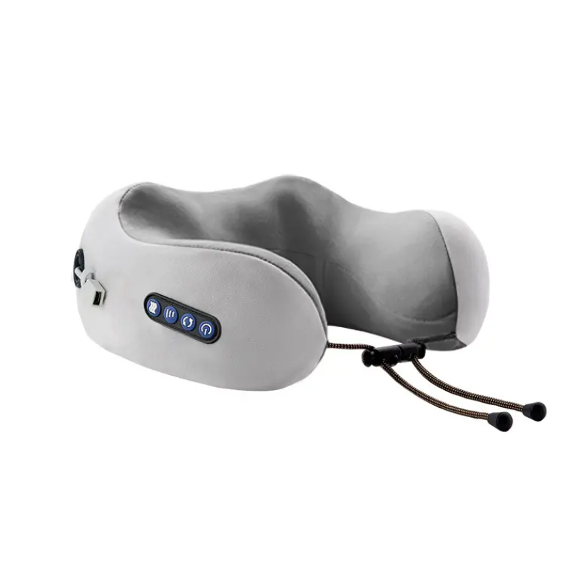 LH-216 Hot sell electric neck shiatsu massage pillow face down neck cordless u shape pillow massager