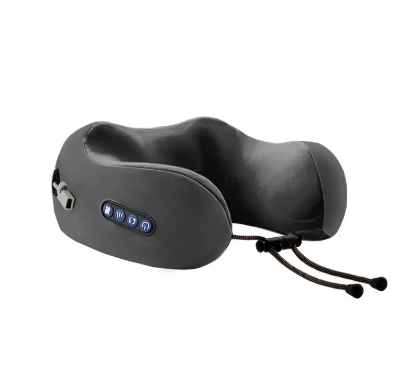 LH-216 Hot sell electric neck shiatsu massage pillow face down neck cordless u shape pillow massager