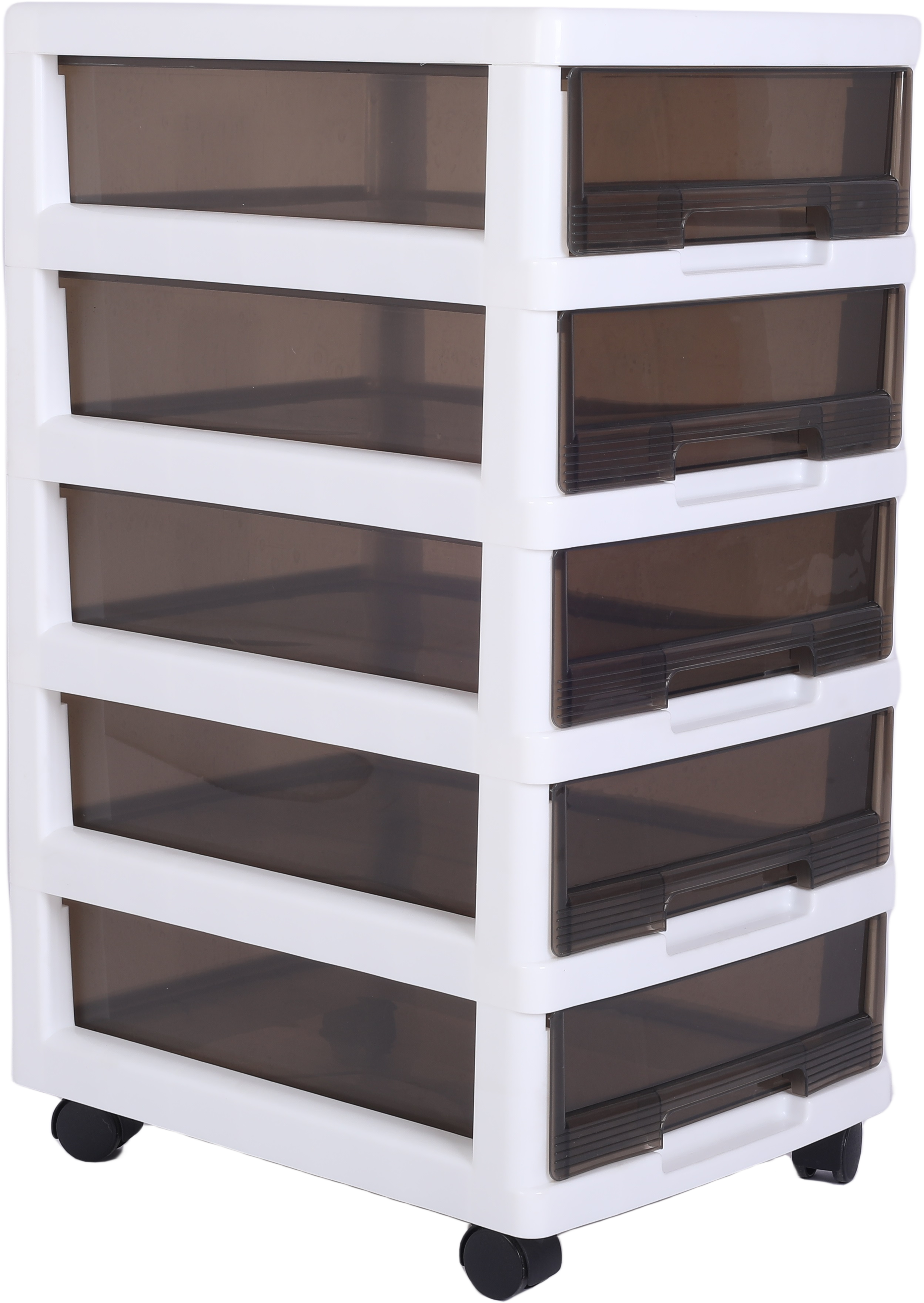 5 Drawer Plastic Rolling Storage Cart With Wheels