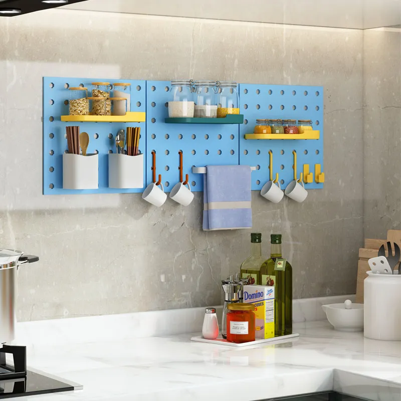 pegboard wall shelf