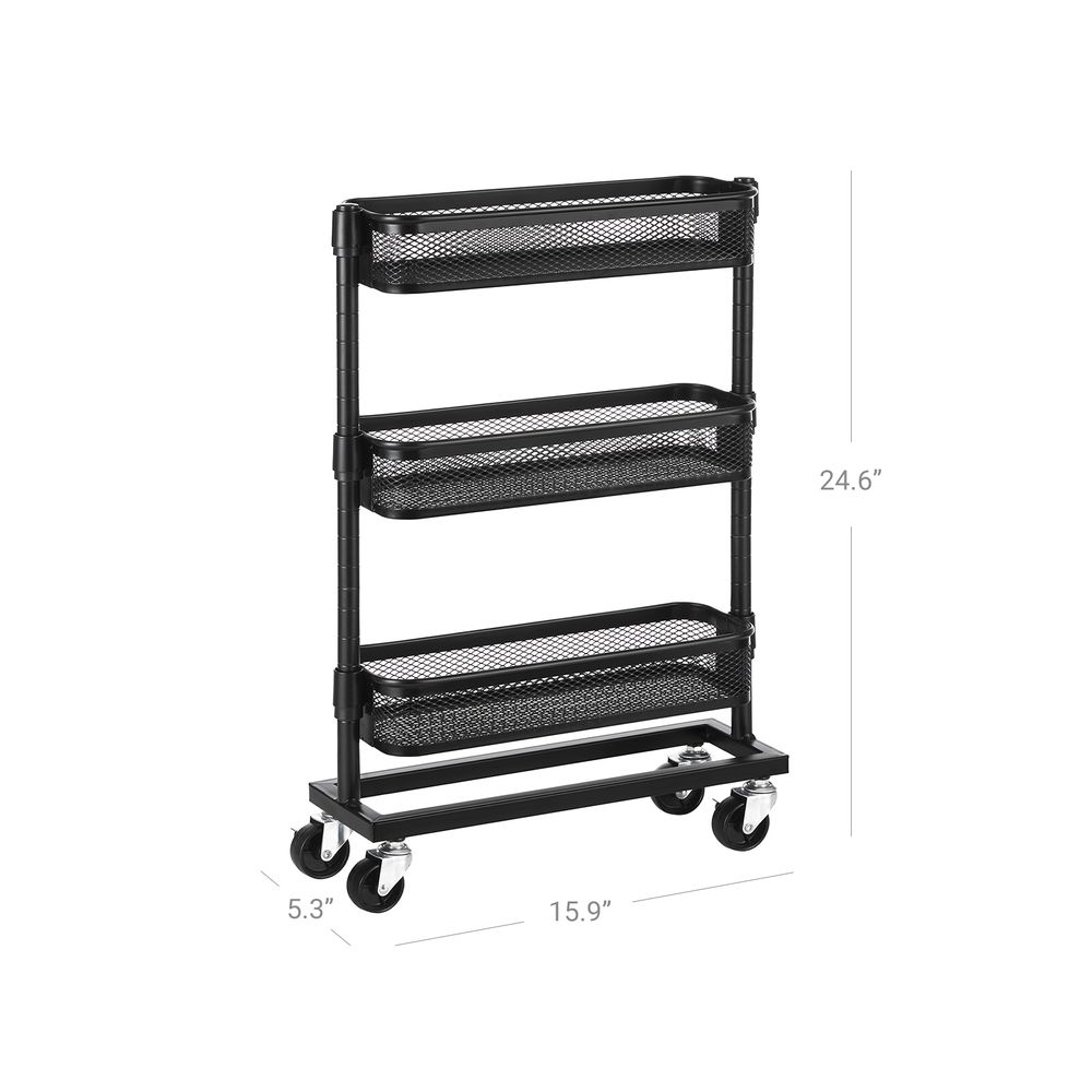 slim storage cart