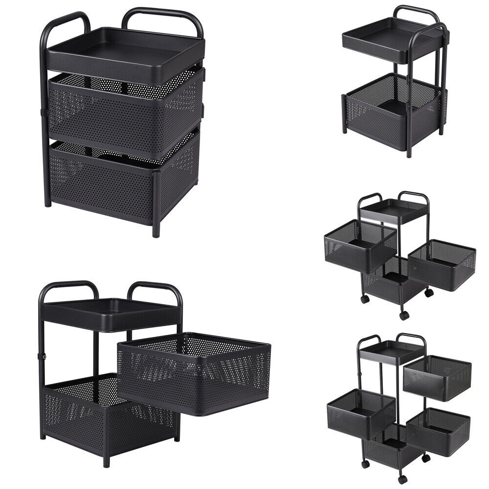 Removable Fruit Basket Storage Container Trolley