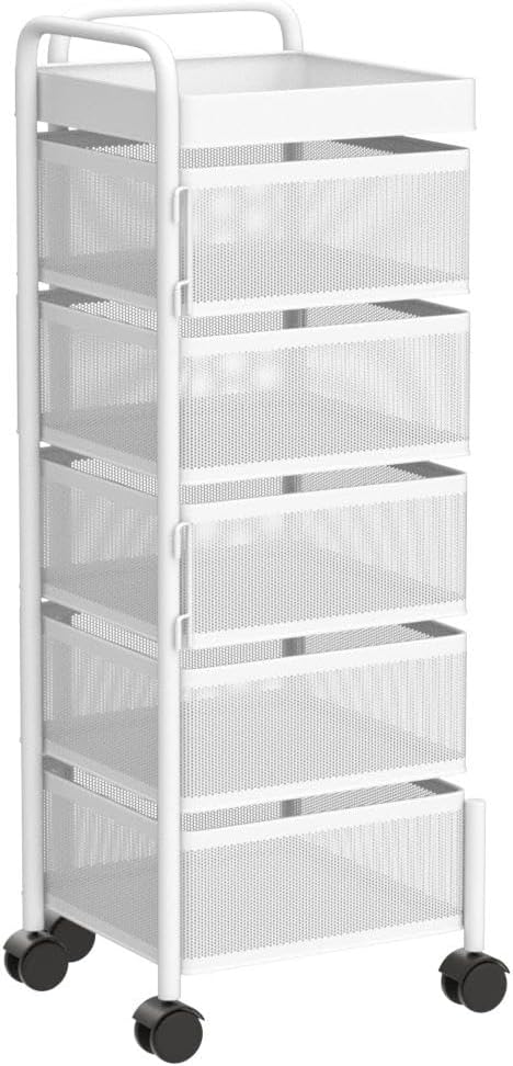 Removable Fruit Basket Storage Container Trolley