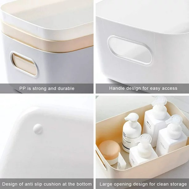 Multifunctional Bathroom Closet Storage Containers