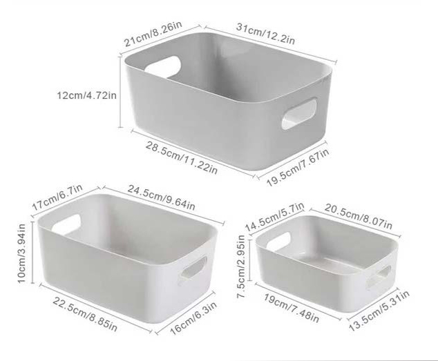 Multifunctional Bathroom Closet Storage Containers