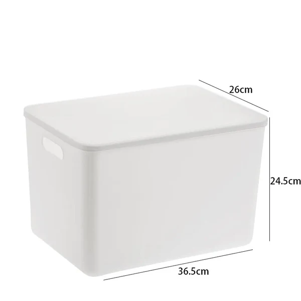 Multicolor Plastic Clothes Storage Boxes With Lids