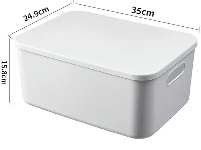 Multifunctional Small White Storage Boxes With Lids