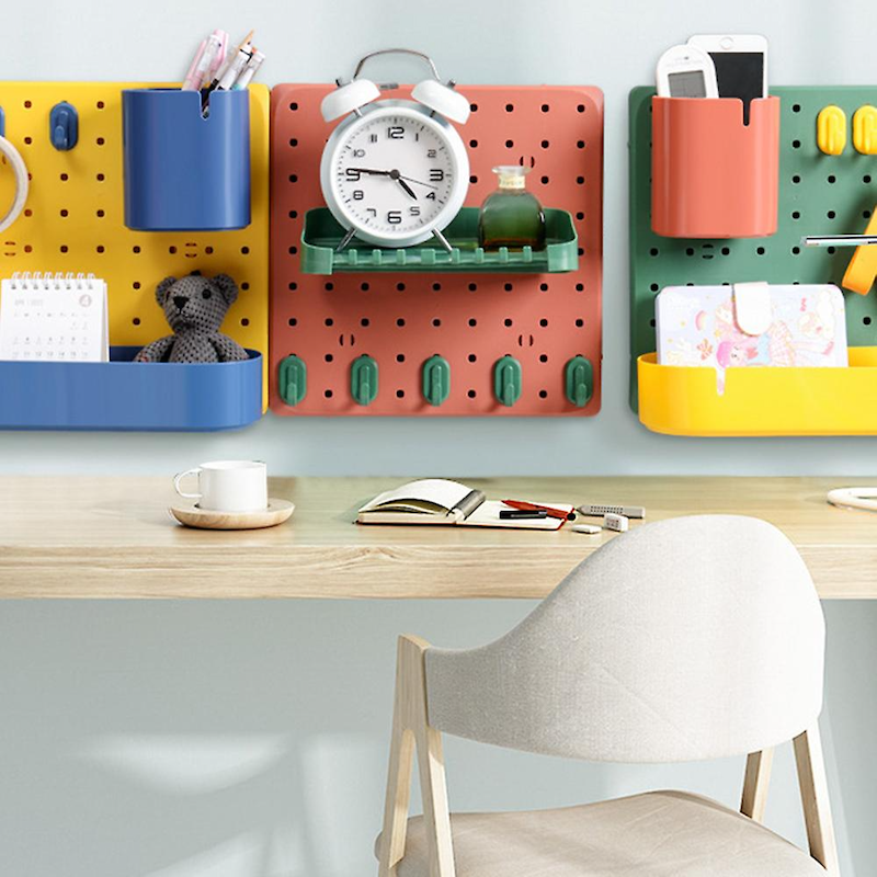 office display pegboard