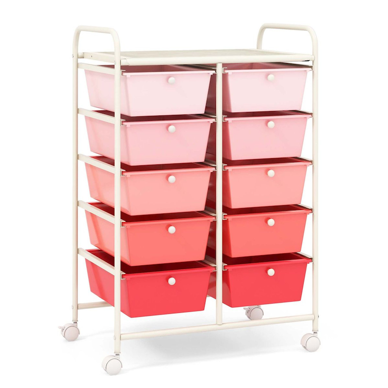 10 drawer trolley