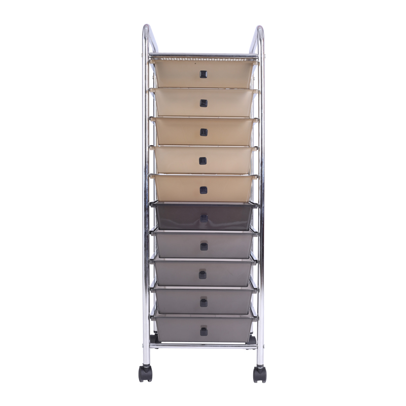 10 Drawer Organizer Utility Rolling Cart