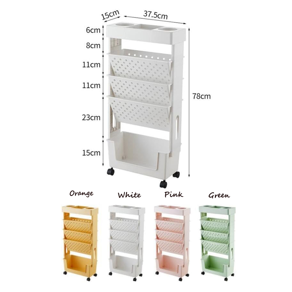 bookshelf storage cart