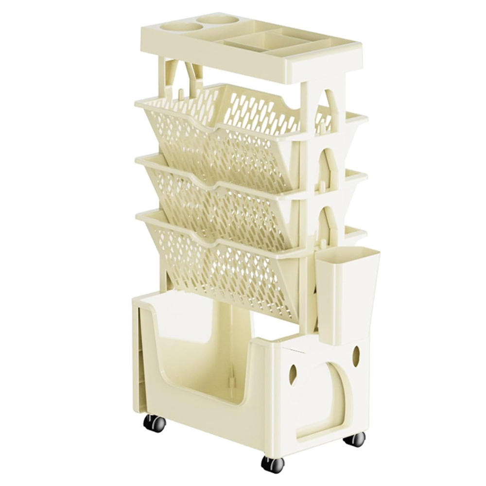 mobile bookshelves on wheels