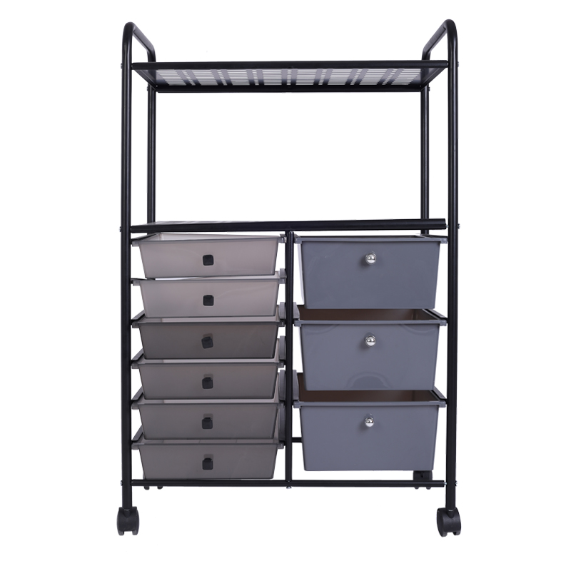 rolling utility cart with drawers