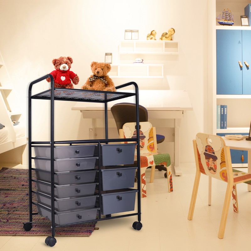 storage trolley on wheels