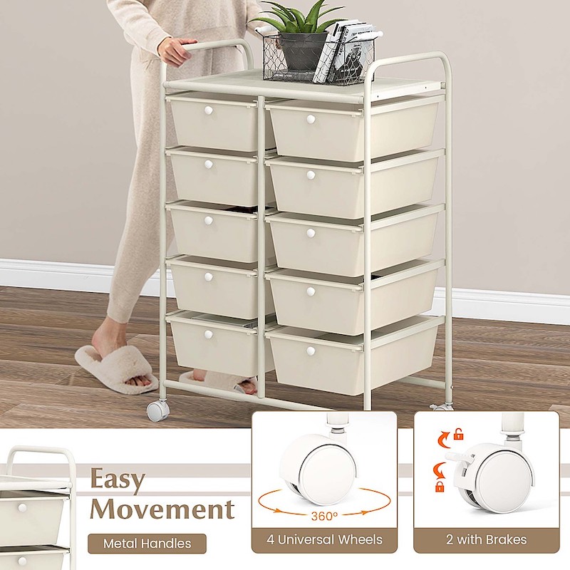Drawer Mobile Storage Cart Drawer Mobile Storage Cart