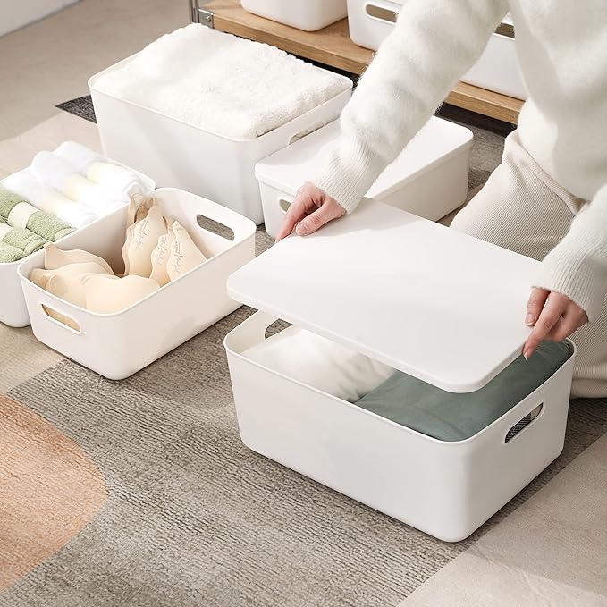 small storage boxes with lids