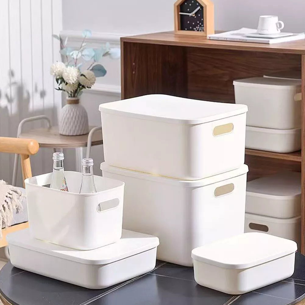 storage bins with lids
