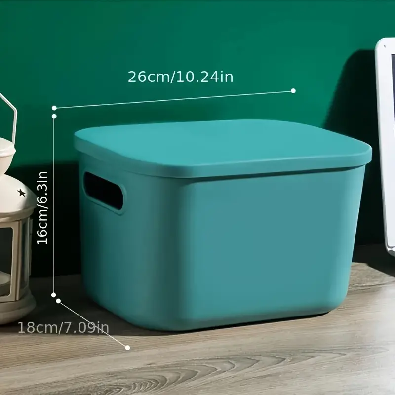 Multicolor Plastic Clothes Storage Boxes With Lids