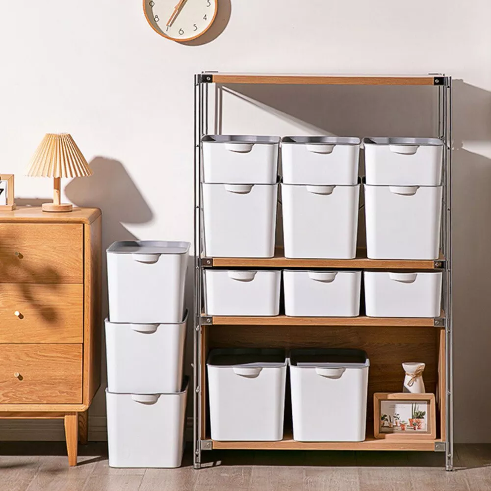 plastic storage boxes with lids