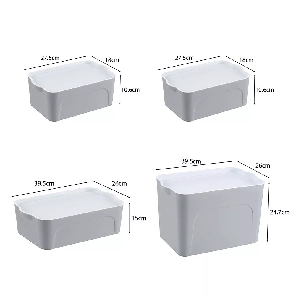 closet storage bins with lids
