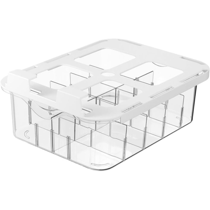 Clear Plastic Hidden Drawer Socks Underwear Storage Box