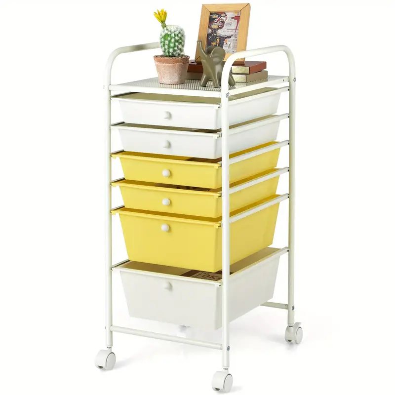 6 drawer cart