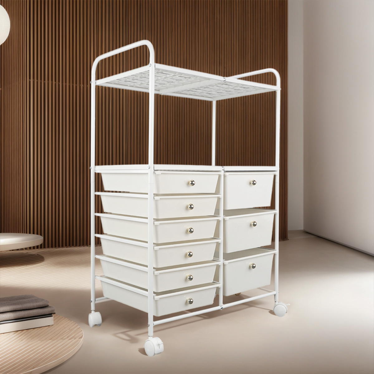 Multi-Layer 9 Drawer Christmas hot Sale storage cart