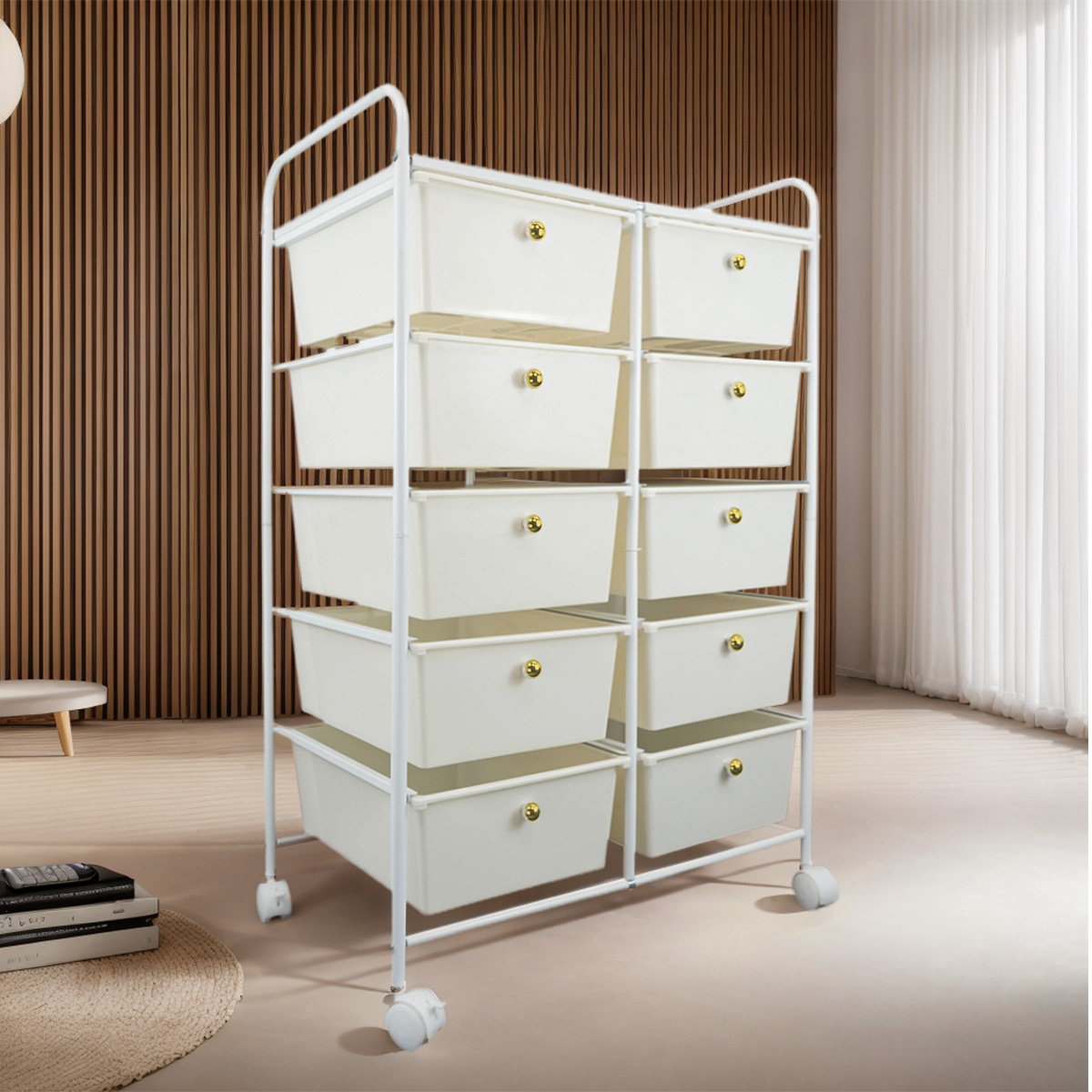 Customer ratings and reviews for 10 Drawer Storage Cart
