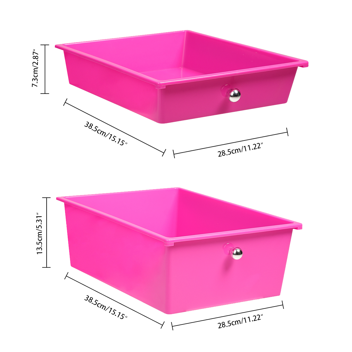 Spaco Pink 15 Drawers Utility Cart for girl
